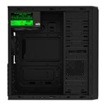 CiT Jet Stream Black/Silver PC Gaming Case with 500w PSU