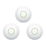 Ubiquiti UniFi AP Indoor Access Point, Pack of 3, 2.4 GHz, 300Mbps, 802.11n, 122m Range Ubiquiti UniFi AP Indoor Access Point, Pack of 3, 2.4 GHz, 300Mbps, 802.11n, 122m Range