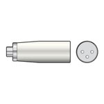 XLR Plug - RCA Phono Socket by QTX