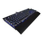 Corsair Gaming K70 LUX, Blue LED Back-Lit Keys, Cherry MX Red Mechanical, Standard Full Size, Wired, USB 2.0, Aluminium Corsair Gaming K70 LUX, Blue LED Back-Lit Keys, Cherry MX Red Mechanical, Standard Full Size, Wired, USB 2.0, Aluminium