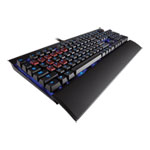 Corsair Gaming K70, Blue Back-Lit Keys, Cherry MX Red Mechanical, USB 2.0, Anti-Ghosting, 104 Key Rollover, Black Corsair Gaming K70, Blue Back-Lit Keys, Cherry MX Red Mechanical, USB 2.0, Anti-Ghosting, 104 Key Rollover, Black