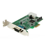 1 Port Low Profile Native RS232 PCIe Serial Card with 16550 UART w/ Full Height Bracket