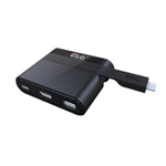 Club 3D Mini Docking USB Type-C to HDMI 2.0 + USB 3.0 + USB Type-C Charging