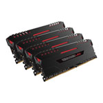 Corsair Vengeance Red LED 32GB DDR4 3200 Memory Kit 4x 8GB