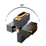 DVI-D to HDMI Swivel Akasa Display Convertor AK-CBHD16-BK