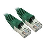 Scan 0.25m Cat6a LSZH RJ45 Green Moulded Snagless Ethernet Cable