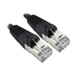 Xclio 0.25m CAT6A Gigabit RJ45 Patch Cable Black
