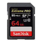 SanDisk 64GB SDXC UHS-1 Extreme Pro Memory Card SDSDXXG-064G-GN4IN