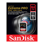 SanDisk 64GB SDXC UHS-1 Extreme Pro Memory Card SDSDXXG-064G-GN4IN
