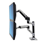 Ergotron LX Dual Stacking Monitor Arm 45-248-026