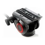 Lightweight Fluid Tripod Video Head with Flat Base by Manfrotto