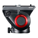 Lightweight Fluid Tripod Video Head with Flat Base by Manfrotto