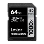 Lexar 64GB 1000x SDXC UHS-II Memory Card