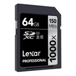 Lexar 64GB 1000x SDXC UHS-II Memory Card