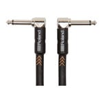 Roland 1FT/30CM, Angled/Angled 1/4” Jack Instrument Cable