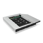 ICY BOX Internal mSATA M.2 SATA SSD DVD/Bluray Bay Adapter