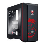 CoolerMaster Red MSI Dragon MasterBox 5 PC Gaming Case