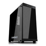 GameMax Polaris Tempered Glass Black PC Gaming Case with 4x RGB 120mm Fans