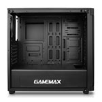 GameMax Polaris Tempered Glass Black PC Gaming Case with 4x RGB 120mm Fans