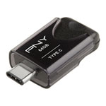 PNY Elite 64GB USB-C 3.1 Compact Flash/Pen Drive