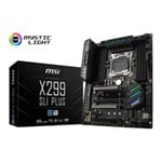 MSI Intel Core-X X299 SLI PLUS Extreme ATX Motherboard