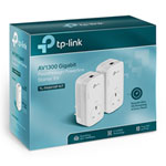 TP Link Gigabit HomePlug Passthrough Powerline Twin Pack