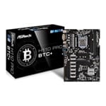 ASRock Intel H110 Pro BTC+ 13 PCIe Cryptocoin Mining ATX Motherboard