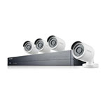 Samsung 4 Channel 1TB 4 Camera Full HD 1080P IP66 Waterproof Day Night CCTV System