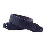 Right On Straps Jazz Suede Guitar Strap (Black)