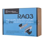 SilverStone High Quality Auto Lock Handle for 2U Rackmount Chassis, Aluminum, SGCC