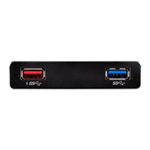 Silverstone External USB 3.1 Type C HDD/SSD Enclosure with 2 Port USB HUB + Type C Charge Port Hub