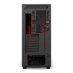 NZXT Red H700i Smart Tempered Glass Window Tower PC Gaming Case