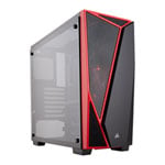 Corsair Red Carbide SPEC 04 Tempered Glass PC Gaming Case (2021)