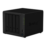 Synology DS918+ 4 Bay Desktop NAS Enclosure, Quad Core Intel
