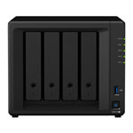 Synology DS918+ 4 Bay Desktop NAS Enclosure, Quad Core Intel