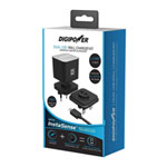 DigiPower Dual Port USB Fast Charger with micro-USB Cable