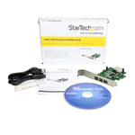 StarTech PEX1394B3 3 Port 2b 1a PCIe  F/wire 800 PCIe Card