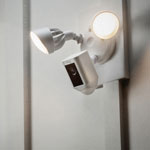 Ring Smart Floodlight Security WiFi Camera Wired