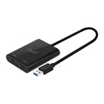 Club 3D USB-A to HDMI 2.0 Dual Monitor UHD Adapter