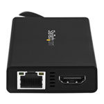 USB-C Multiport Adapter for Laptops - Power Delivery 4K HDMI Gigabit Lan USB 3.0