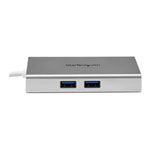 USB-C Multiport Adapter for Laptops  Power Delivery 4K HDMI - GbE - USB 3.0 - Silver & White