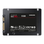 Samsung 860 PRO 512GB 2.5” SATA SSD/Solid State Drive LN87294 - MZ