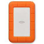 LaCie Rugged 4TB External Portable Hard Drive/HDD Rugged Orange/White