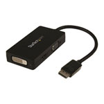 StarTech.com Travel A/V adapter 3-in-1 DP to VGA DVI or HDMI