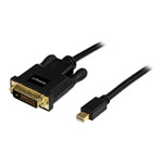 StarTech 3ft Mini DP to DVI Adapter Cable Mini DP to DVI Blk