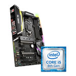 Intel Core i5 8600K CPU + MSI Z370 GAMING PRO CARBON Motherboard
