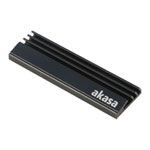 Akasa M.2 SSD Aluminium Heatsink Cooler for any 2280 SSD Black (2021 Update)