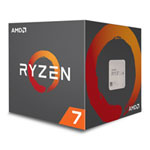 AMD Ryzen 7 2700 Gen2 8 Core AM4 CPU/Processor with LED Wraith Spire Cooler