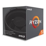 AMD Ryzen 5 2600 Gen2 6 Core AM4 CPU/Processor with Wraith Stealth Cooler