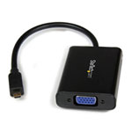 StarTech.com Micro HDMI Male to VGA Female Adapter Converter with Audio